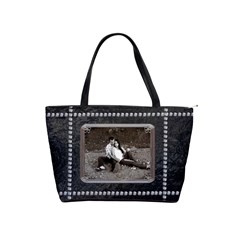 Black Diamond Classic Shoulder Handbag