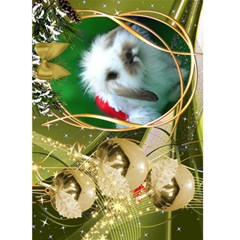 Olive Christmas Seasons Greeting Card  5x7 - Greeting Card 5  x 7 