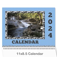 Scenic 2024 (any Year) Calendar - Wall Calendar 11  x 8.5  (12-Months)