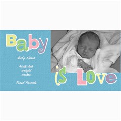 Baby Boy Photo Card - 4  x 8  Photo Cards
