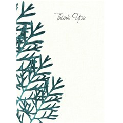 5x7 Simple Thank You Card - Greeting Card 5  x 7 