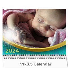 2024 Calendar with Class and LARGE NUMBERS - Wall Calendar 11  x 8.5  (12-Months)