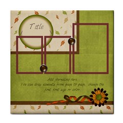 Everlasting Autumn Tile - Tile Coaster