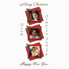 Christmas new year 4x8 Photo Card - 4  x 8  Photo Cards