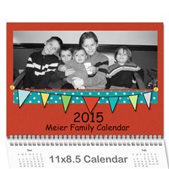 2015 Family Calendar - Wall Calendar 11  x 8.5  (12-Months)