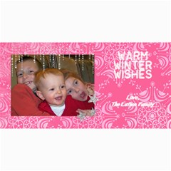 Winter Card - 4  x 8  Photo Cards