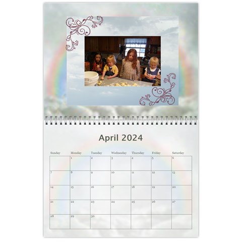 2024 Ring Family Calendar By Kim Blair Apr 2024