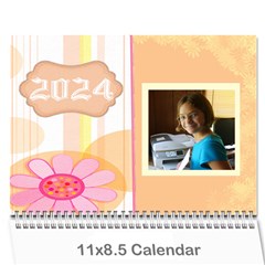 2024 memory  calendar - Wall Calendar 11  x 8.5  (12-Months)