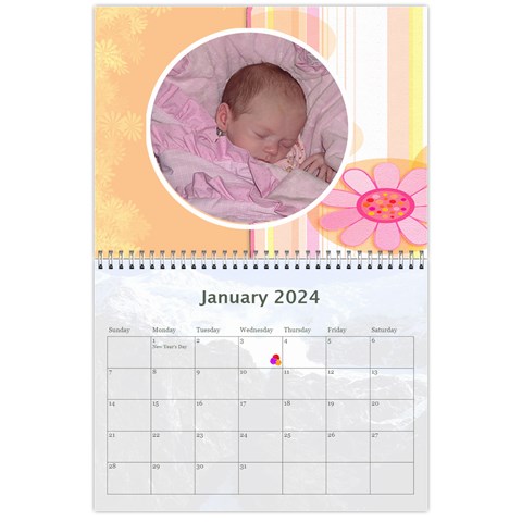2024 Memory  Calendar By Kim Blair Jan 2024
