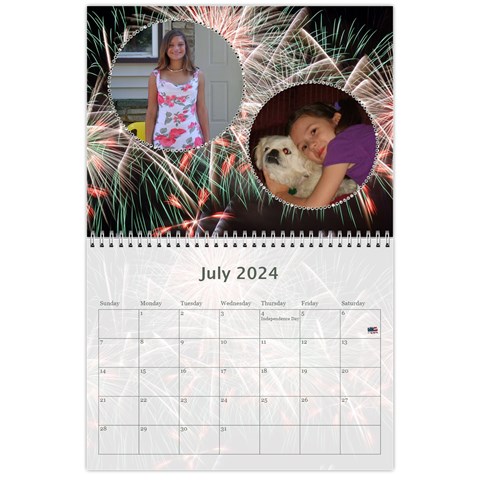 2024 Memory  Calendar By Kim Blair Jul 2024