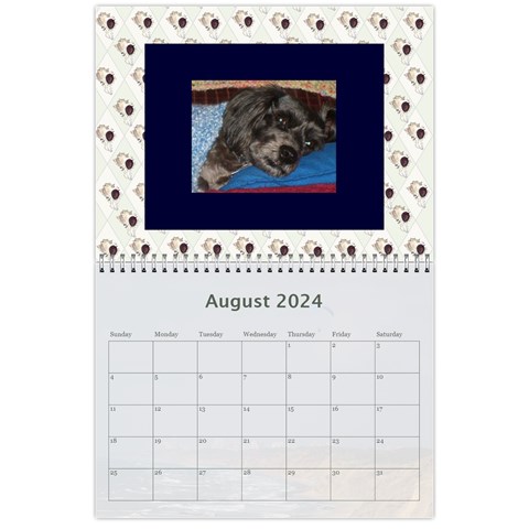 2024 Memory  Calendar By Kim Blair Aug 2024