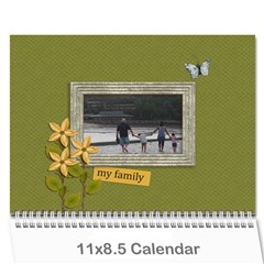 Calendar: My Family - Wall Calendar 11  x 8.5  (12-Months)