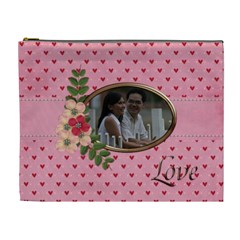 Cosmetic Bag (XL)- Pink Love