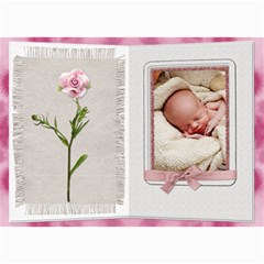 Pretty Pink Floral 5x7 Photo Card - 5  x 7  Photo Cards