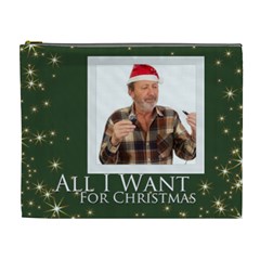 all i want for christmas - Cosmetic Bag (XL)