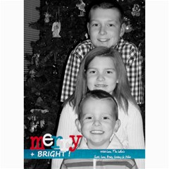 Merry & Bright Christmas Card - 5  x 7  Photo Cards