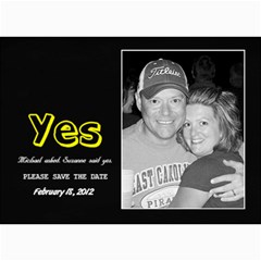 5x7 Save the Date Card - 5  x 7  Photo Cards