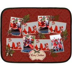 Mini Fleece Blanket - Merry Christmas - Fleece Blanket (Mini)