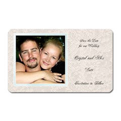 save the date magnet - Magnet (Rectangular)