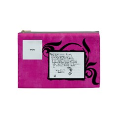autumn notes medium cosmetic bag - Cosmetic Bag (Medium)