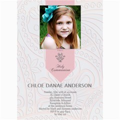 First Communion Card  - 5  x 7  Photo Cards
