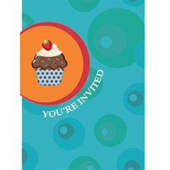 Cupcake Birthday Card (4x6) - Greeting Card 4.5  x 6 