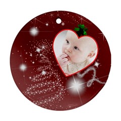 Christmas Collection Round Ornament (Two Sides)