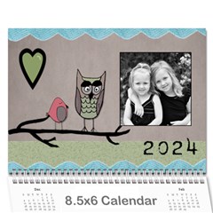 20243Owlie Calendar - Wall Calendar 8.5  x 6 