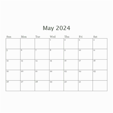 Tutti General Purpose (any Year) Calendar 8 5x6 By Deborah Oct 2024