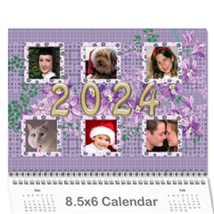 The Look of Lace 2024 Calendar 8.5x6 - Wall Calendar 8.5  x 6 