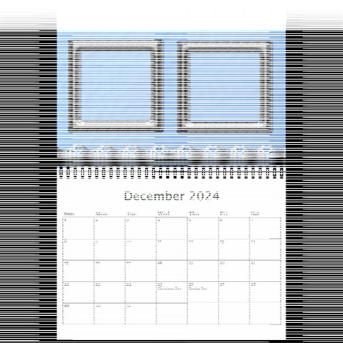 Elegant In Silver 2024 (any Year) Calendar 8 5x6 By Deborah Dec 2024