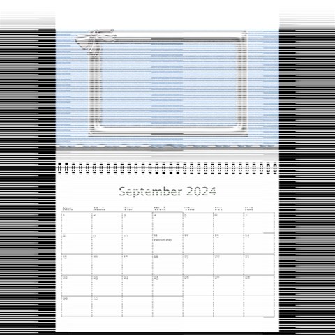 Elegant In Silver 2024 (any Year) Calendar 8 5x6 By Deborah Sep 2024
