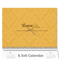 Mini Calendar 2024 and any year: Memories to Cherish - Wall Calendar 8.5  x 6 
