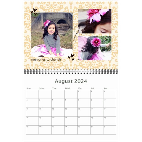 Mini Calendar 2024 And Any Year: Memories To Cherish By Jennyl Aug 2024