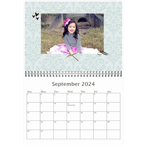 Mini Calendar 2024 And Any Year: Memories To Cherish By Jennyl Sep 2024