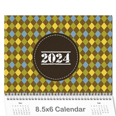 Mini Calendar For Guys - Wall Calendar 8.5  x 6 