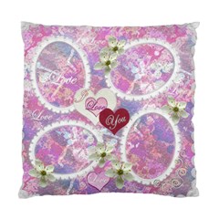 Wedding pink lavander Double Sided Cushion Case - Standard Cushion Case (Two Sides)