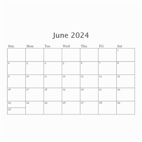Subtle Hearts 2024  (any Year) Calendar 8 5x6 By Deborah Dec 2024