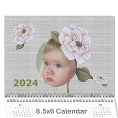 Delight 2024 (any year) Calendar 8.5x6 - Wall Calendar 8.5  x 6 