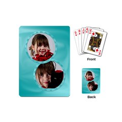 double circle cards - Playing Cards Single Design (Mini)