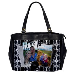 Bliss - Argile Black Office Bag - Oversize Office Handbag