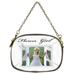 Flower Girl (2 sided ) purse - Chain Purse (Two Sides)