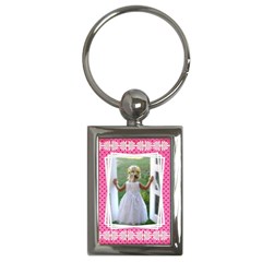 Pink Princess Key Chain - Key Chain (Rectangle)