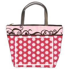 Polka Dots - Bucket Bag