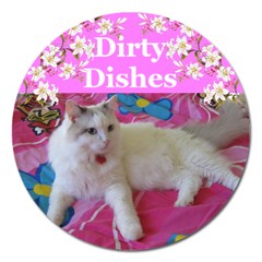 heathers dirty dishes 2 - Magnet 5  (Round)