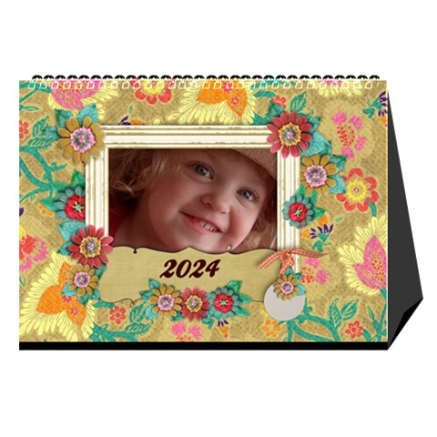 2024 Desktop Calendar 8 5x6, Family By Mikki Cover