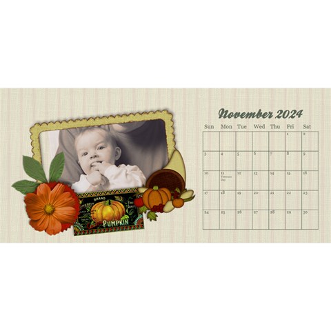 Desktop Calendar 11x5, Family Memories By Mikki Nov 2024