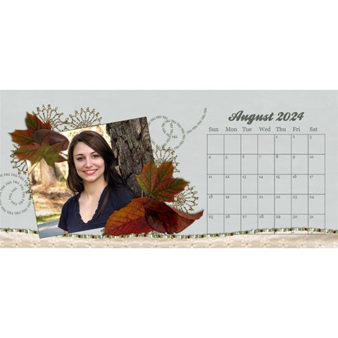 Desktop Calendar 11x5, Family Memories By Mikki Aug 2024