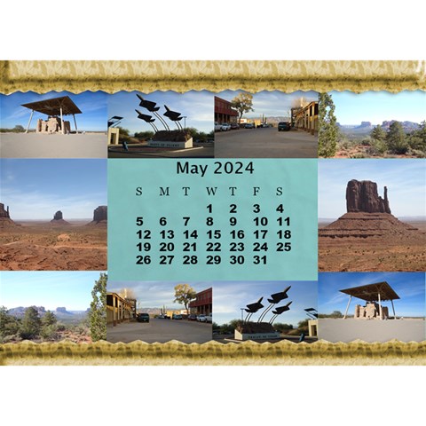 My 120 Photo Desk Calendar By Deborah May 2024