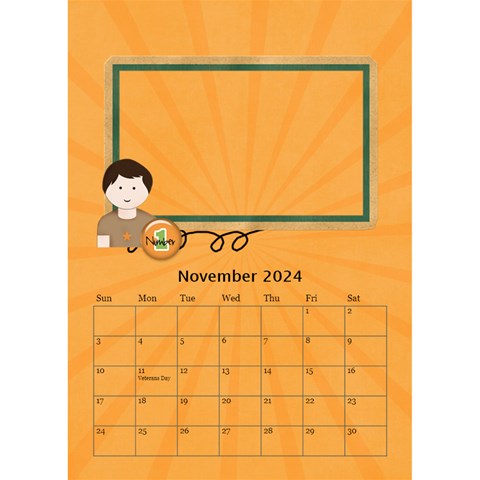 Desktop Calendar 6  X 8 5 : Cool Dude By Jennyl Nov 2024